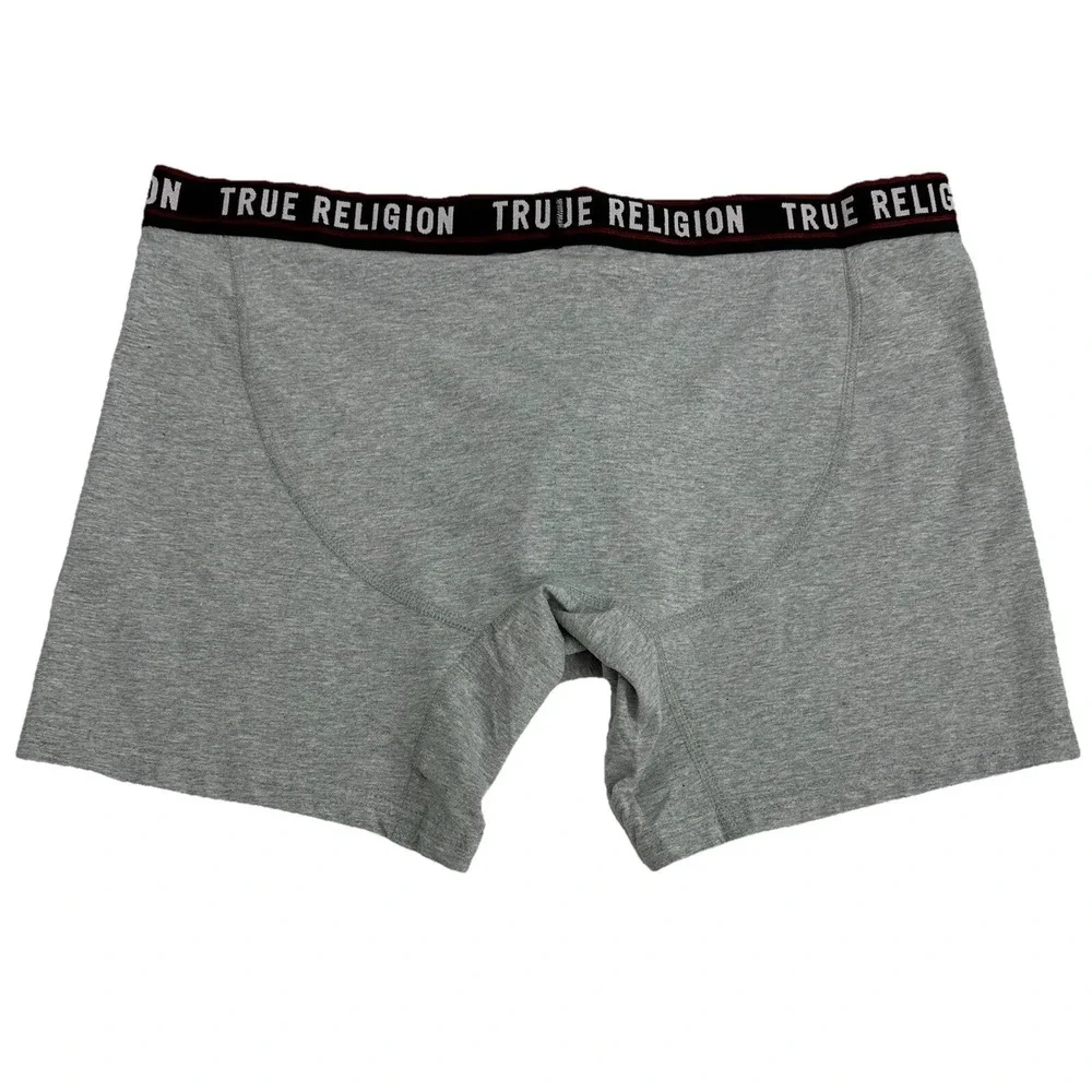 True Religion Men's 4 Pack Boxer Briefs Cotton Stretch Size Large New